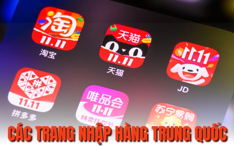 các trang nhập hàng Trung Quốc