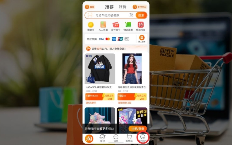 kinh nghiệm đặt hàng Taobao