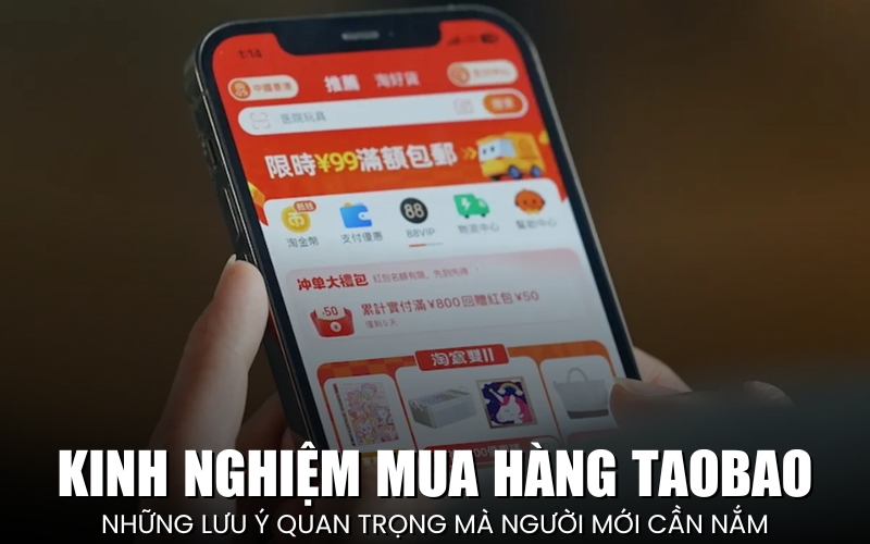 kinh nghiệm mua hàng Taobao