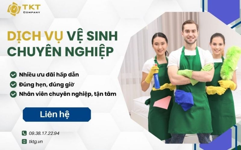 dịch vụ vệ sinh chuyên nghiệp
